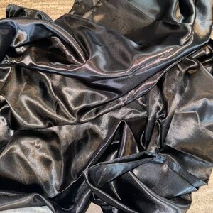 New black silk bed sheet bedsheets for king bed king size with pillowcases home